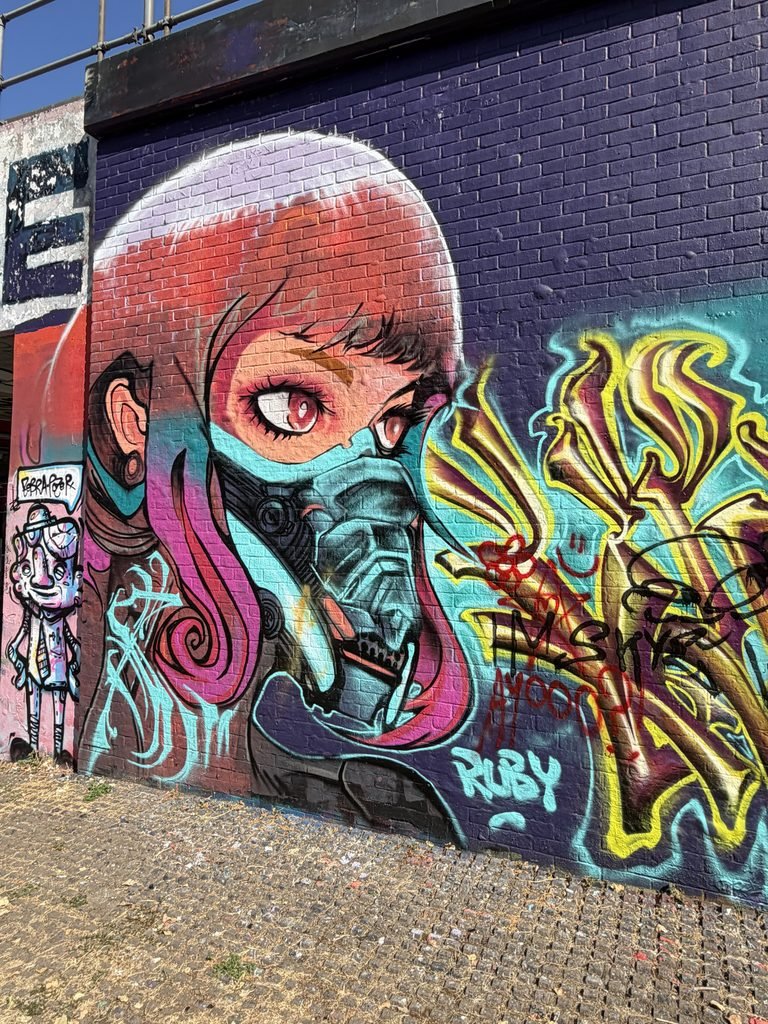 RUBY - MURAL in Brick Lane